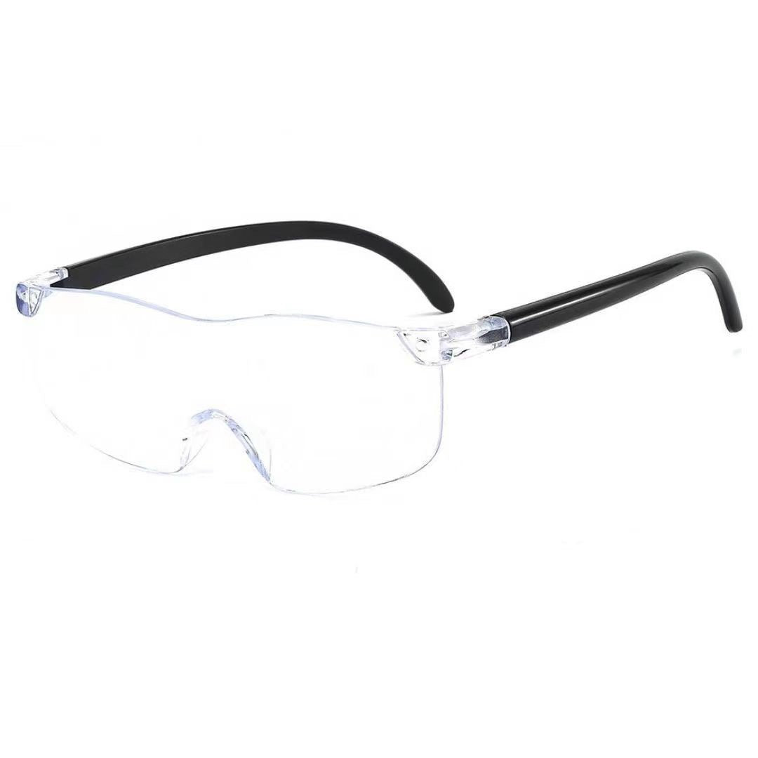 義烏現貨自動套焦100400度看遠看近老花鏡老花鏡眼鏡防輻射切邊無框